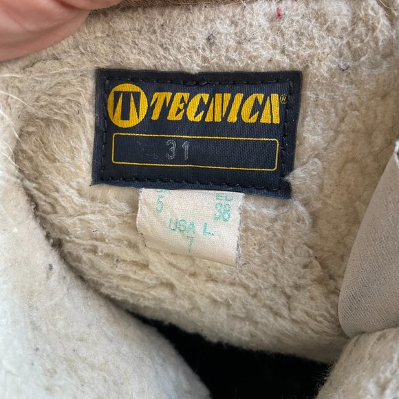 TECNICA Navajo Apres Ski Booties - CAMEL Size 7 - Picture 4 of 9
